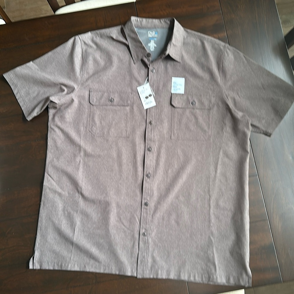 Quick dry button down shirt
